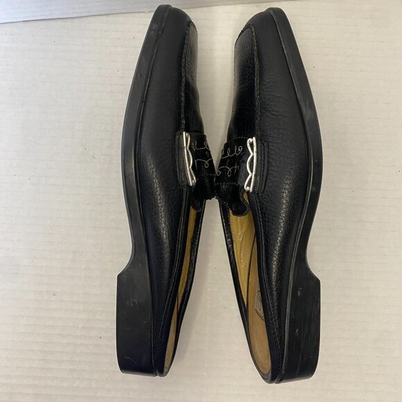 Brighton Lisa Black Leather Slip On Mule Size 8 Narrow - Picture 10 of 10